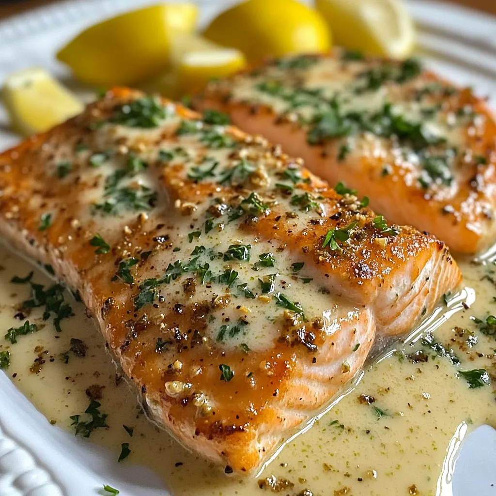 Creamy Herb Garlic Salmon: A Delightful Culinary Experience