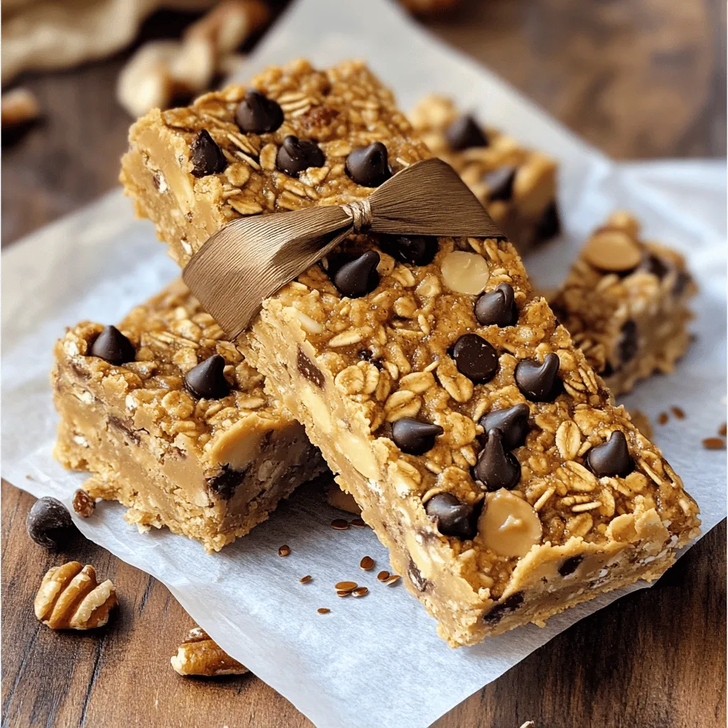Peanut Butter Chocolate Chip Granola Bars Recipe