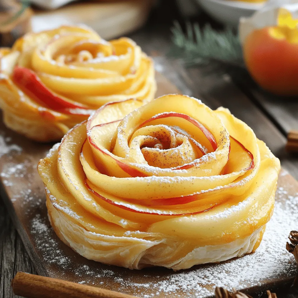 Cinnamon Sugar Baked Apple Roses Delightful Recipe