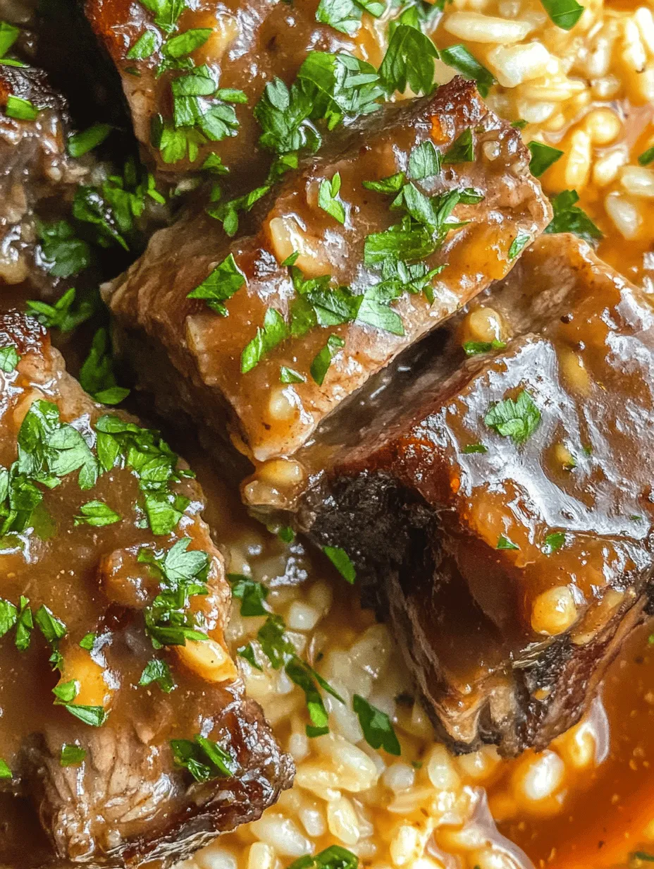 Succulent Short Ribs Slow-Cooked in Cola with Creamy Parmesan Risotto