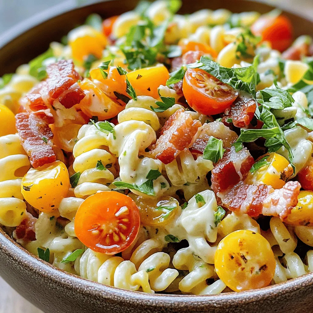 BLT Pasta Salad Extravaganza: A Delicious Twist on a Classic Favorite