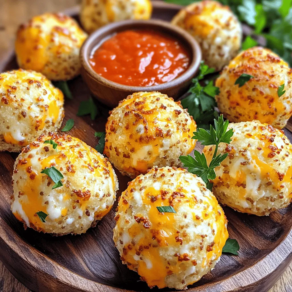 - 1 cup shredded mozzarella cheese - 1 cup shredded cheddar cheese - 1 cup cream cheese, softened - 1/2 cup grated Parmesan cheese - 1/2 cup all-purpose flour - 1 teaspoon garlic powder - 1/2 teaspoon onion powder - 1/2 teaspoon paprika - 1/4 teaspoon black pepper - 1/2 cup breadcrumbs (preferably panko for extra crunch) - 1 large egg, beaten - Oil for frying