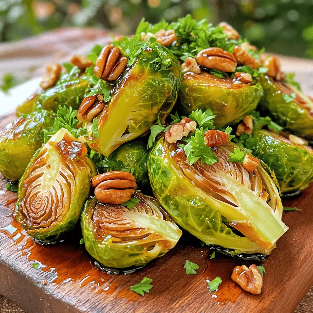 Balsamic Glazed Brussels Sprouts Quick and Tasty Dish