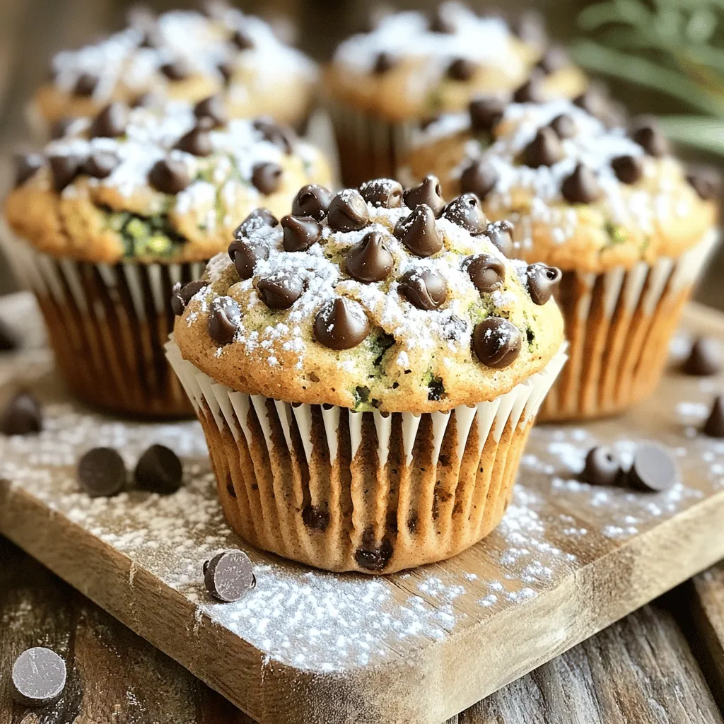 Chocolate Chip Zucchini Muffins Delightfully Simple Treat