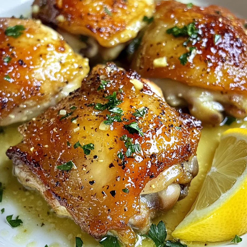 Garlic Butter Chicken Thighs Flavorful Weeknight Meal