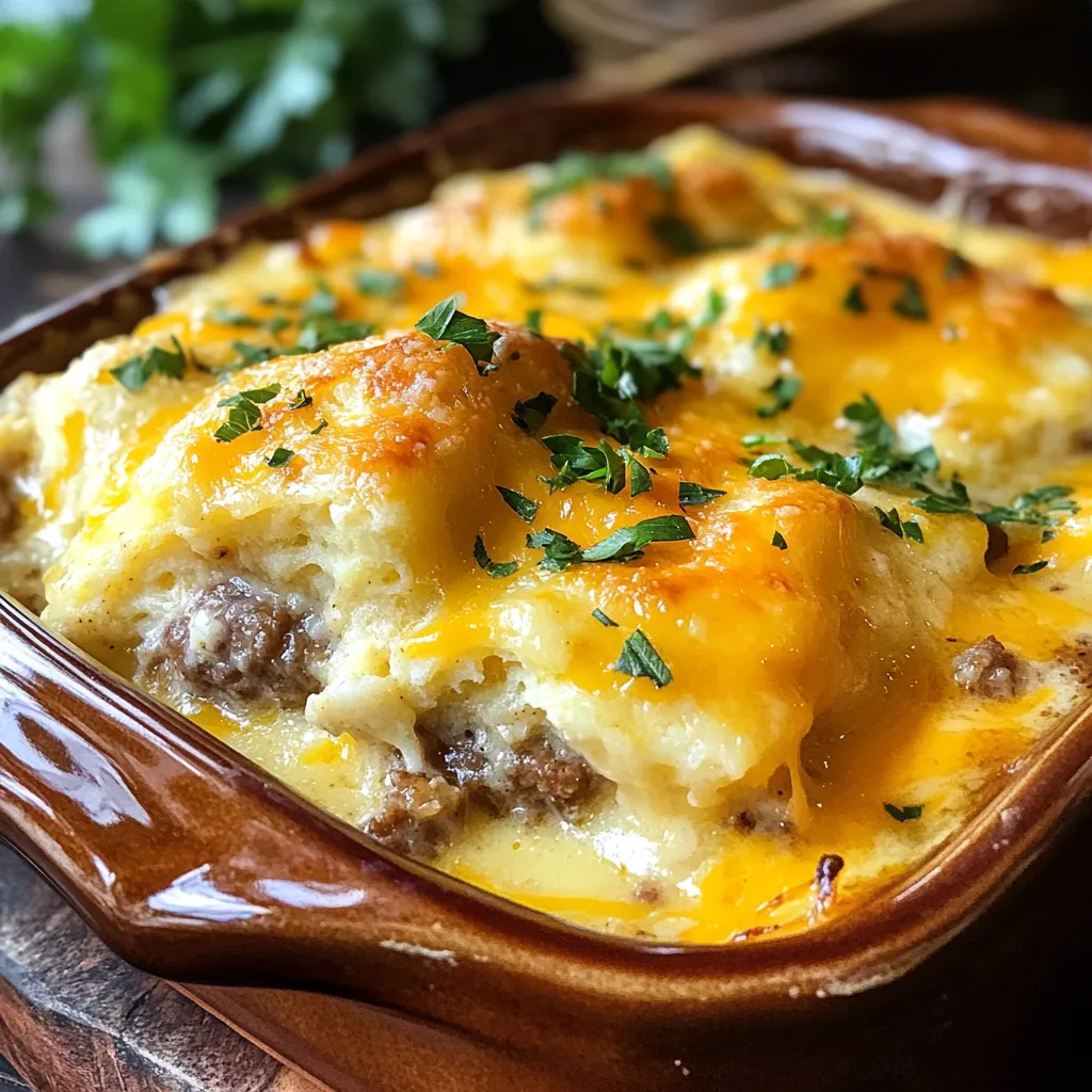 Easy Biscuits and Gravy Breakfast Casserole: A Comforting Classic