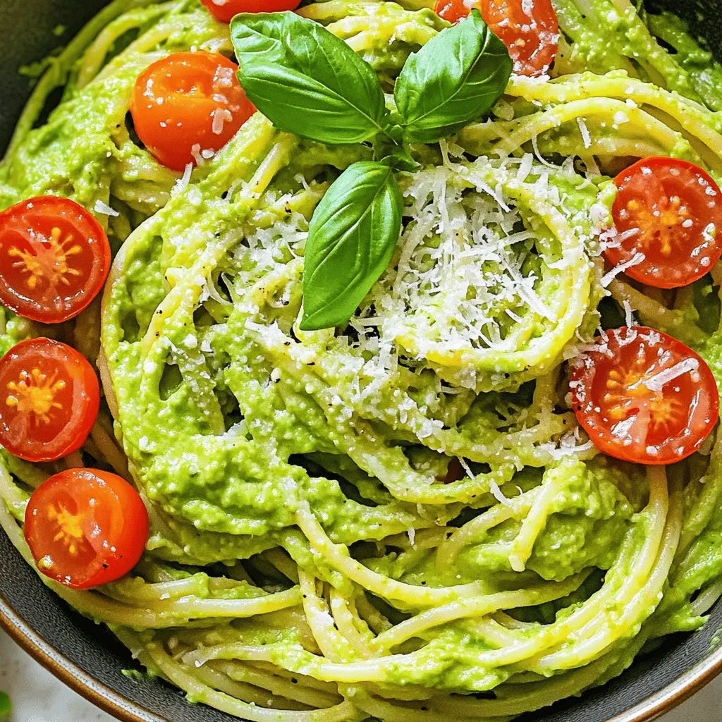 Creamy Avocado Pasta Flavorful and Easy Weeknight Meal