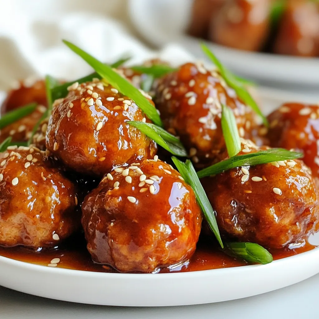 Honey Sriracha Glazed Meatballs Easy and Tasty Recipe