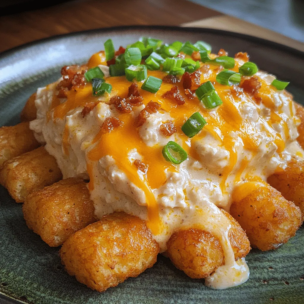 For the Cracked Out Chicken Tater Tot Casserole, you need simple but tasty ingredients.