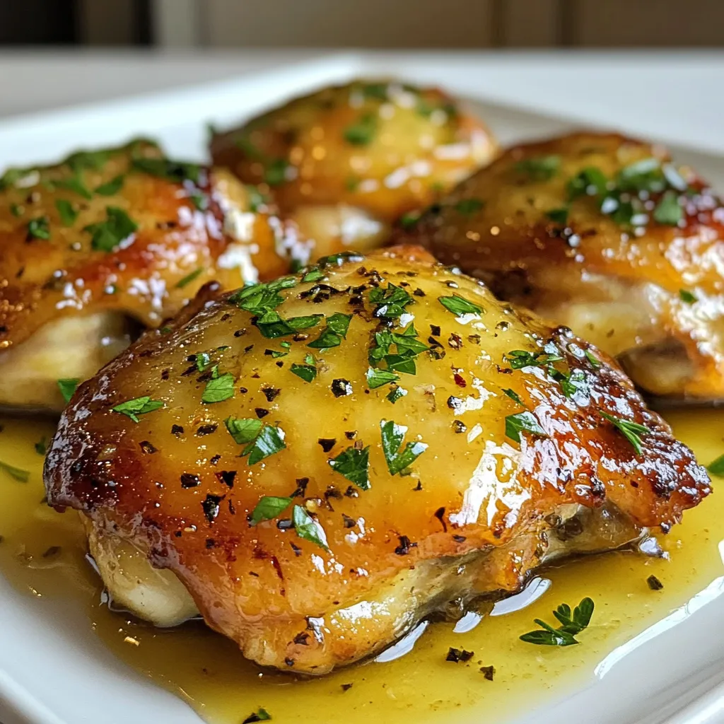 Honey Mustard Chicken Thighs Simple and Flavorful Dish