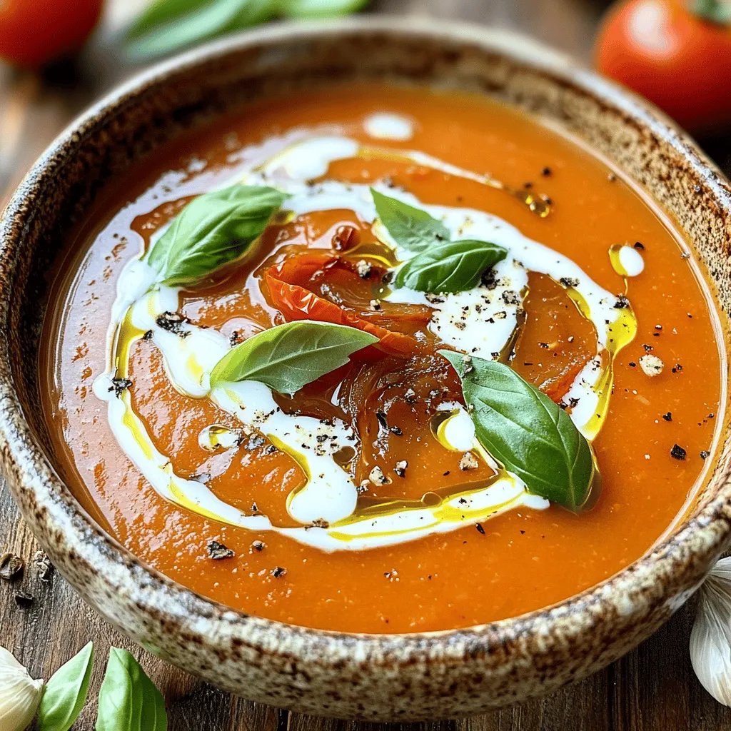 Roasted Tomato Soup Comforting and Flavorful Recipe