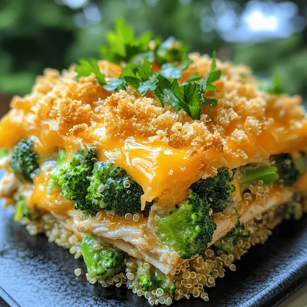 Cheesy Broccoli Chicken Casserole Easy Comfort Meal