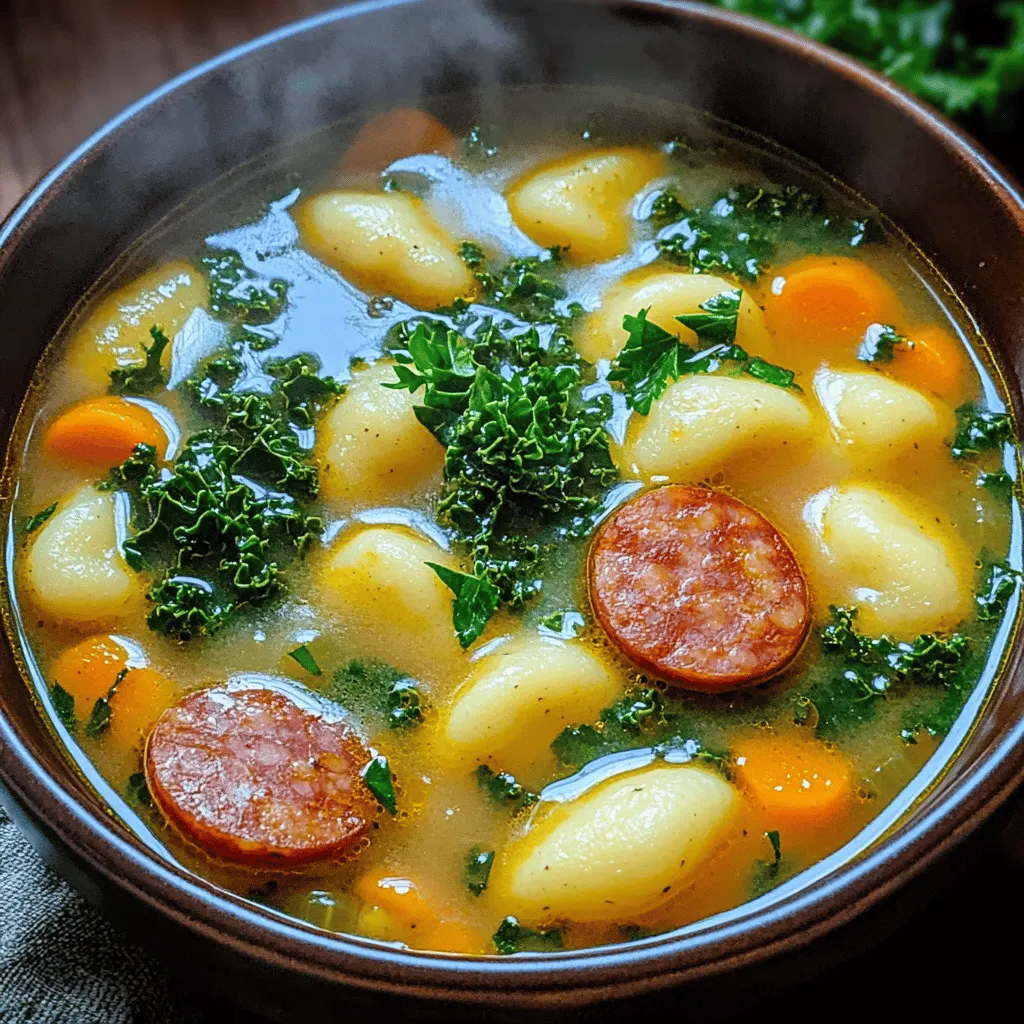 Kielbasa Gnocchi Delight Soup: A Hearty Bowl of Comfort