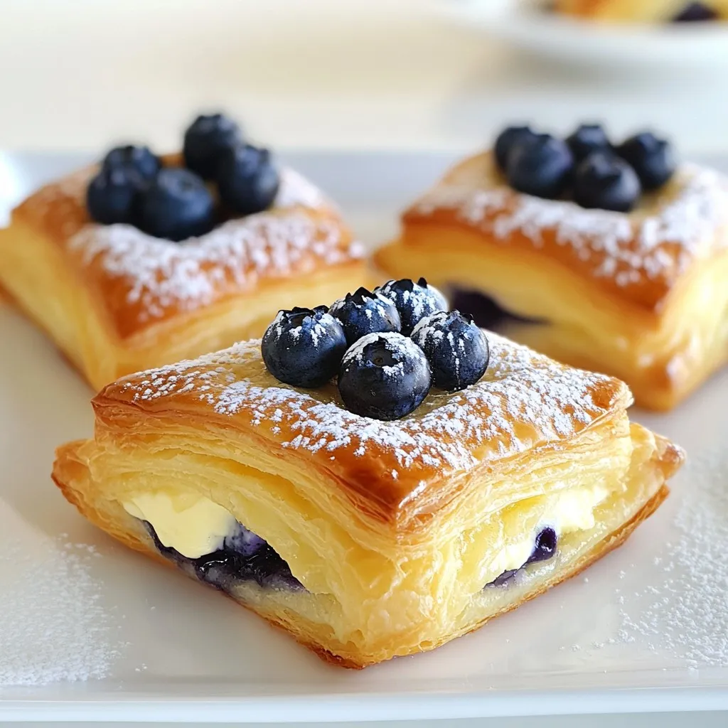 Blueberry Cream Cheese Danish Decadent Breakfast Treat