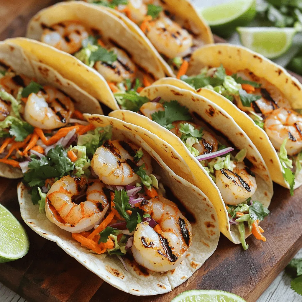 Grilled Shrimp Tacos with Slaw Flavorful Fresh Meal