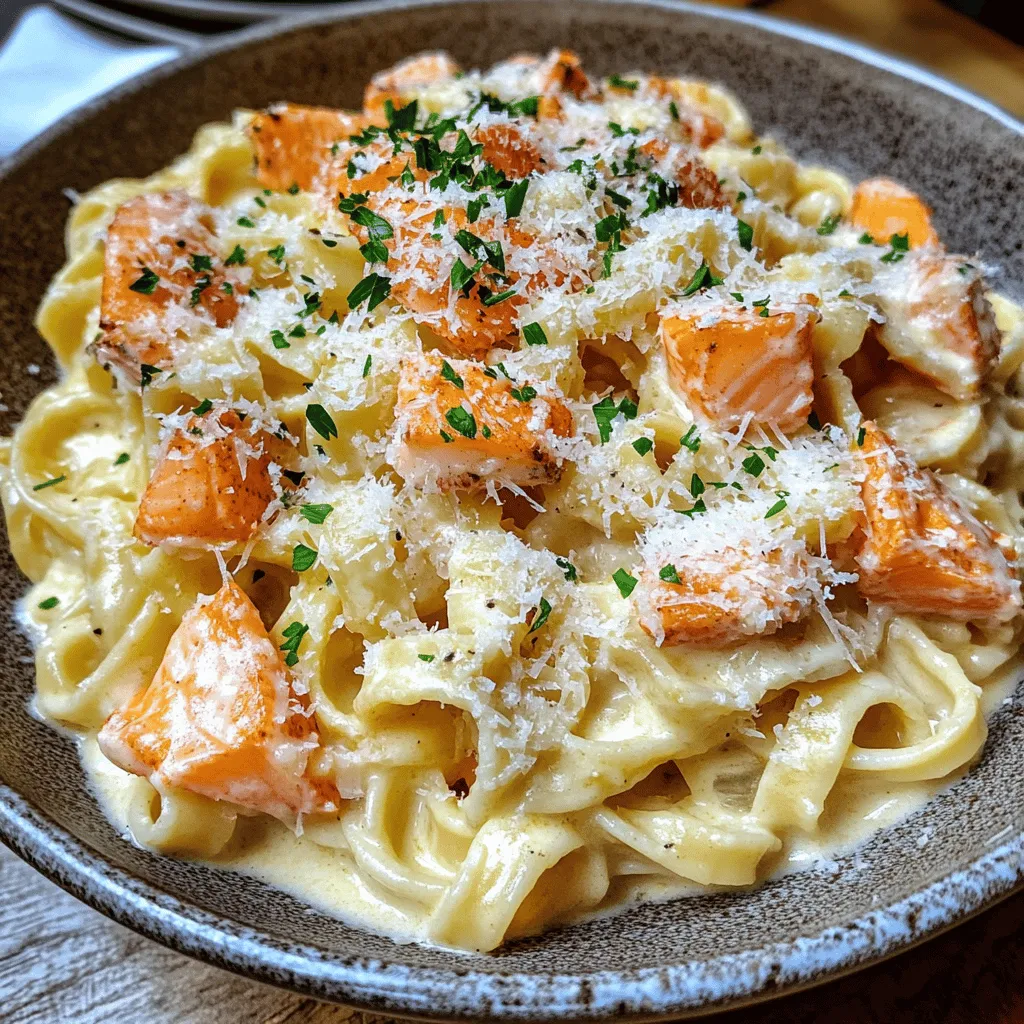 The Best Recipe For Cajun Lobster, Crab, and Salmon Alfredo
