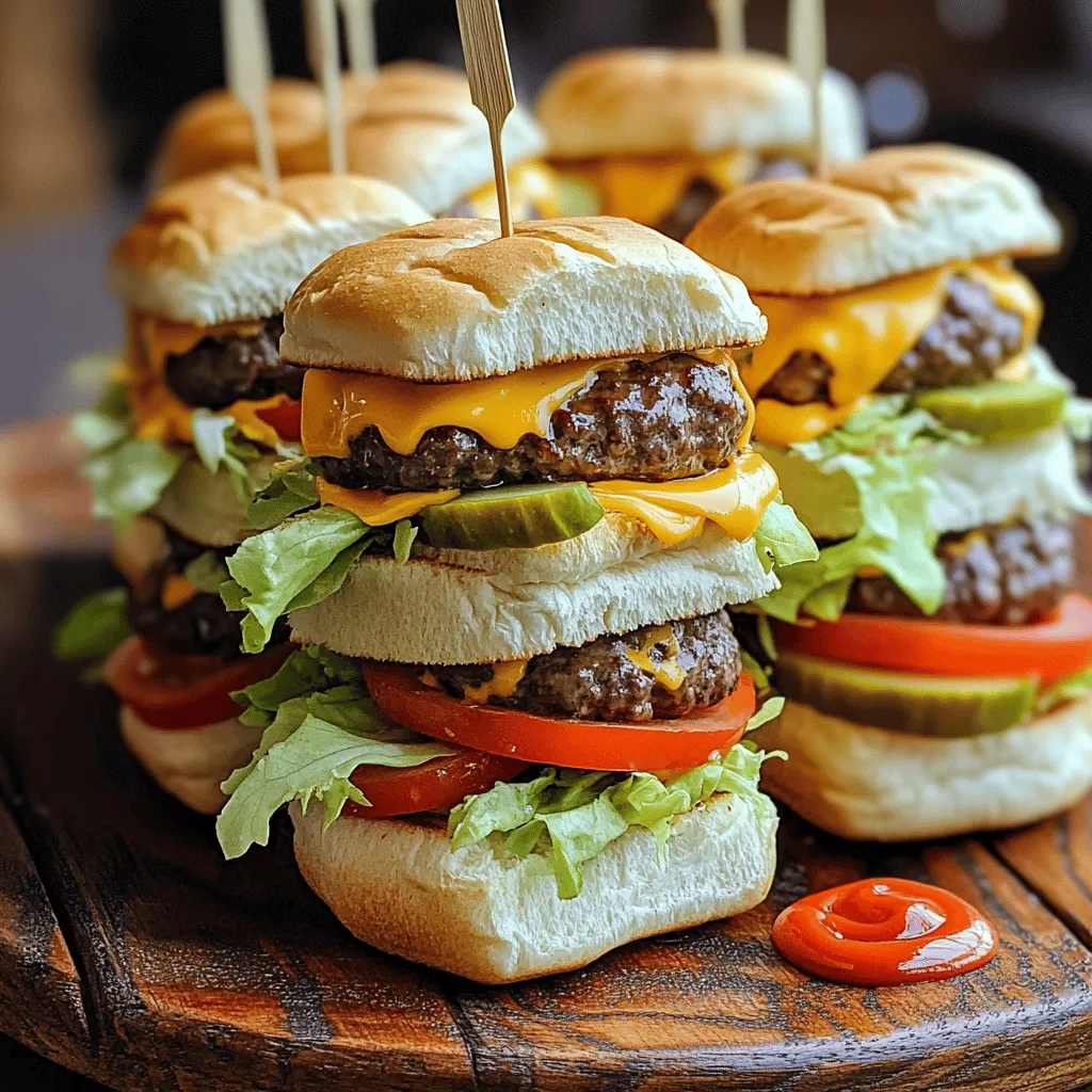 Cheeseburger Sliders Easy Recipe for Flavorful Fun