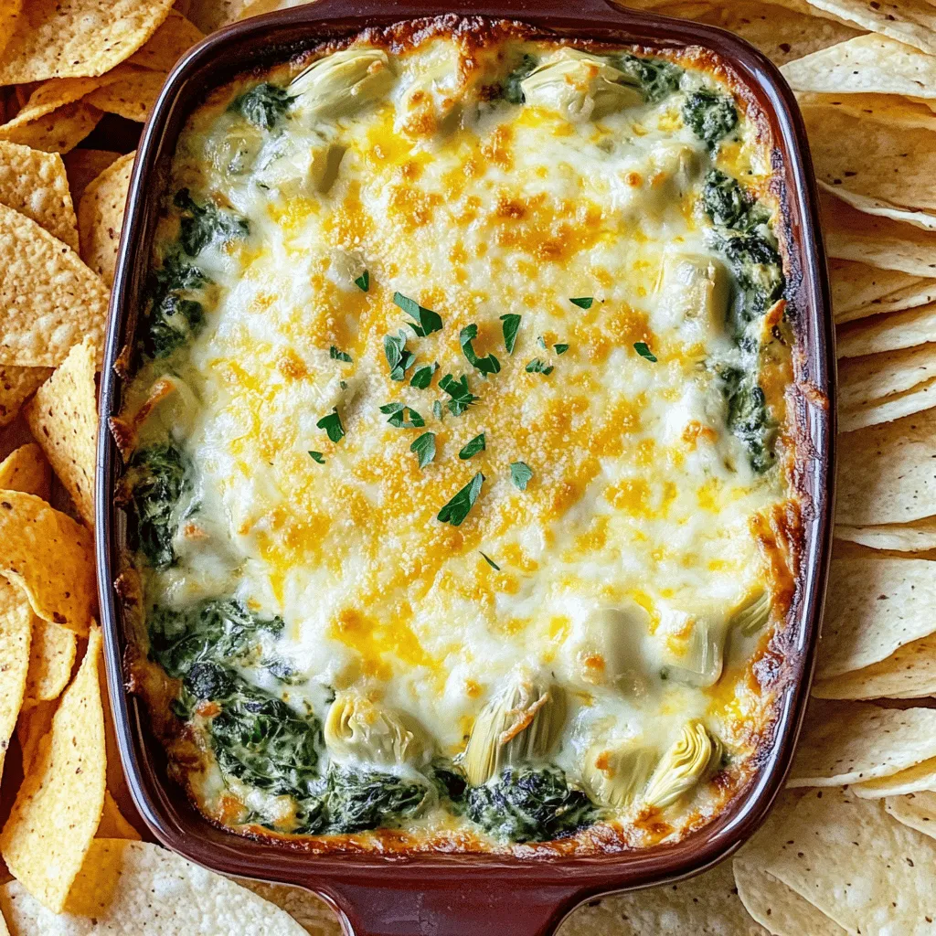 Cheesy Spinach Artichoke Dip Simple and Flavorful Recipe