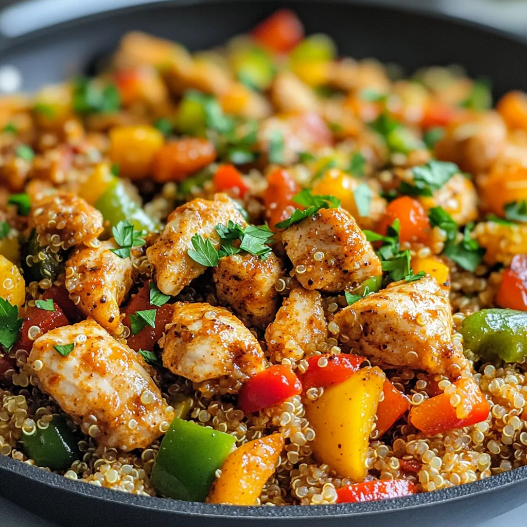 Cajun Chicken Quinoa Skillet Flavorful One-Pan Meal