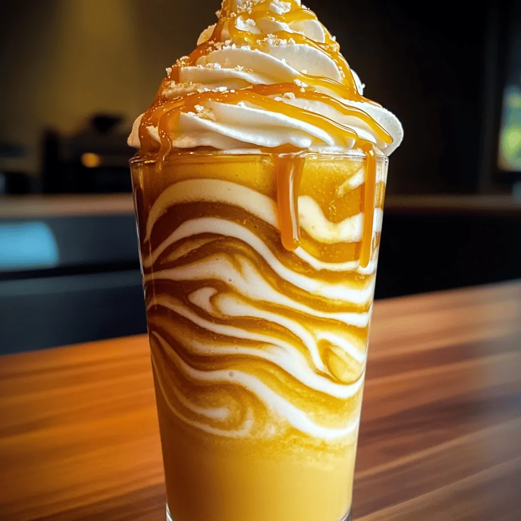 Indulge in a Frosted Caramel Dream Frappuccino: A Heavenly Coffee Treat