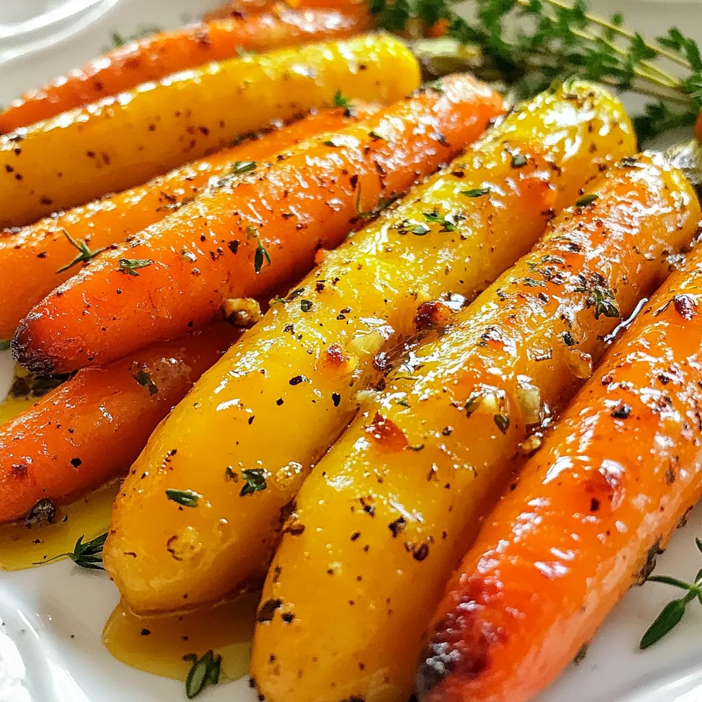Honey Garlic Roasted Carrots Savory and Simple Side