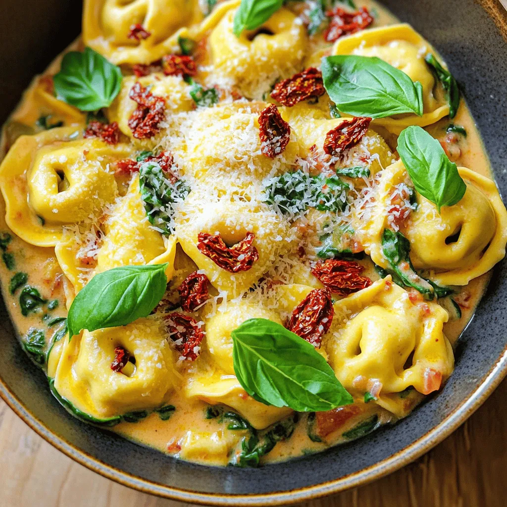 Sun-Dried Tomato Tortellini Skillet Flavor Boost