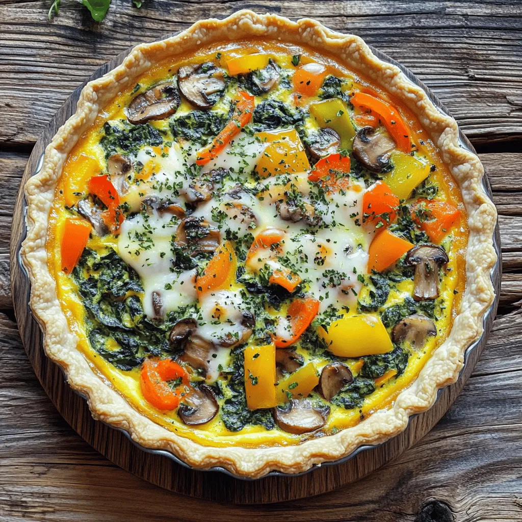 Vegetable Quiche Easy and Flavorful Recipe