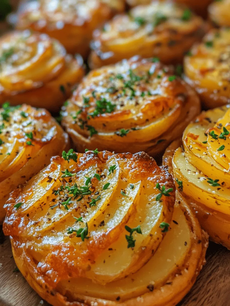 Garlic Herb Muffin Pan Potato Galettes: A Flavorful Journey