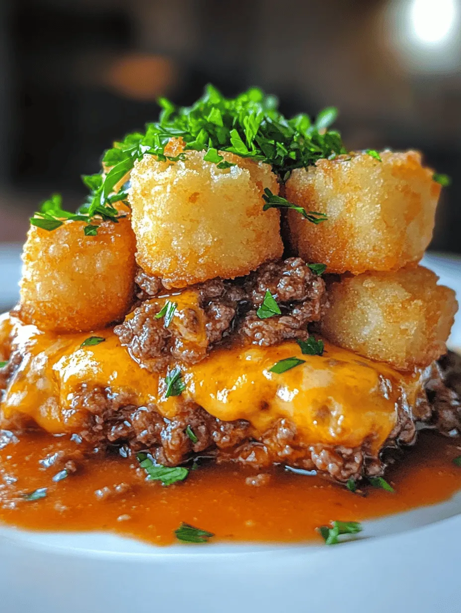 Cheeseburger Tater Tot Casserole: A Comfort Food Classic