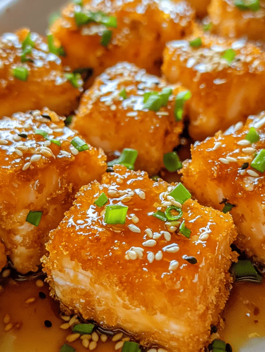Crispy Honey Garlic Salmon Bites: A Flavorful Delight