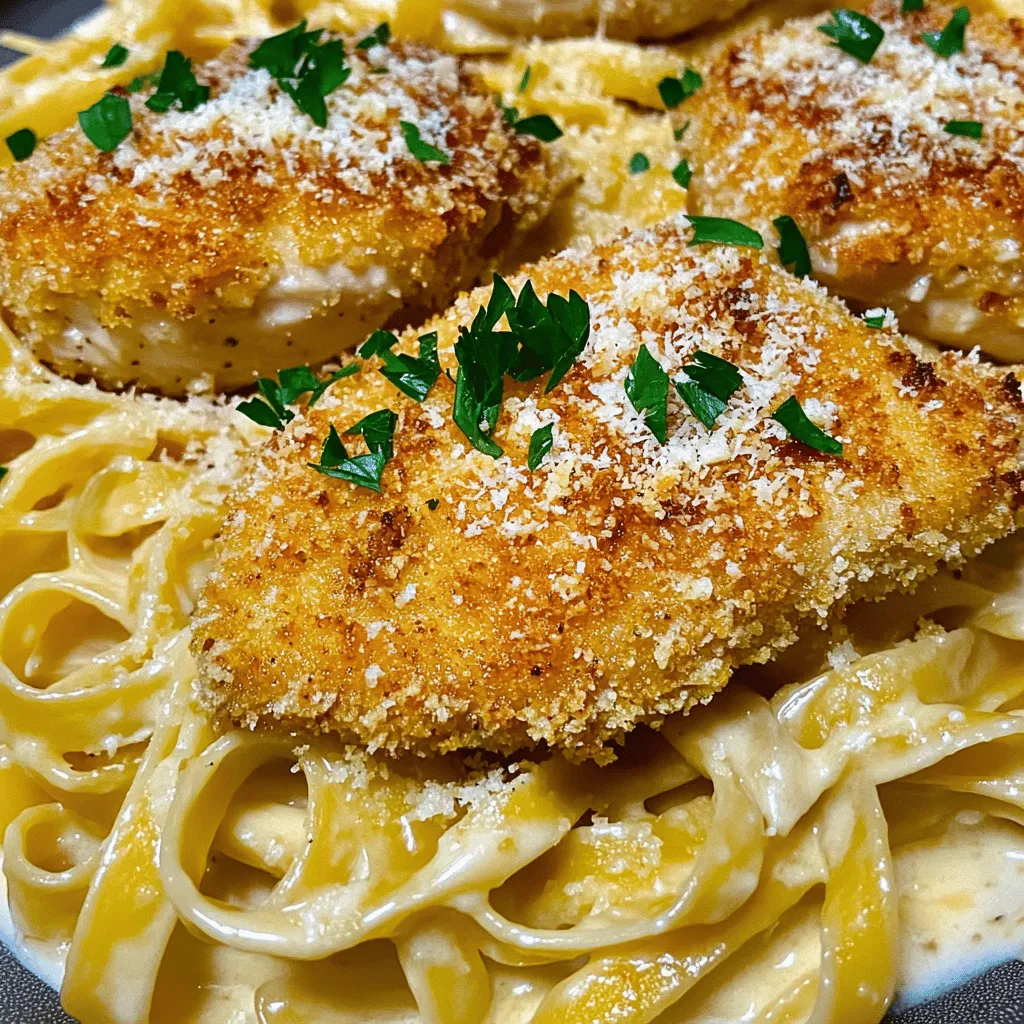 To make a tasty crispy chicken recipe with creamy pasta, you need a few key ingredients. First, let