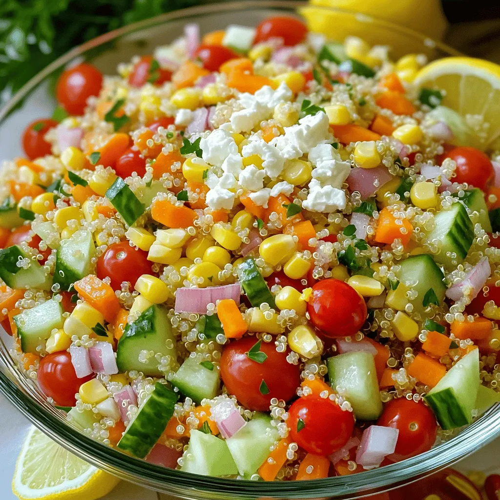Vegetable Quinoa Salad Fresh and Healthy Delight