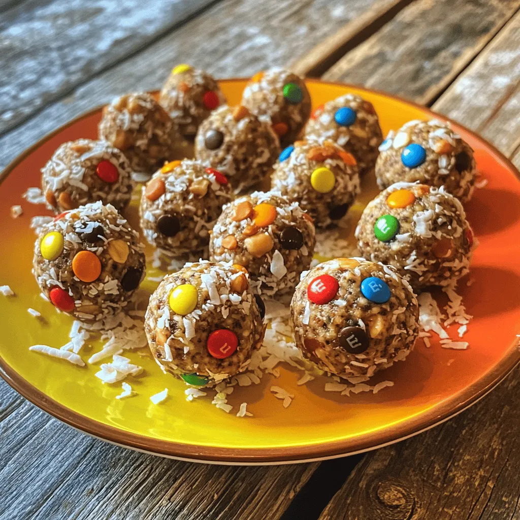 Monster cookie protein balls are fun and tasty snacks. They mix the joy of cookies with healthy protein. You get the flavors of peanut butter, oats, and chocolate in every bite. This mix makes them a great snack for kids and adults alike.