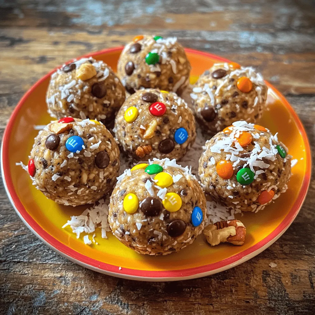 Monster Cookie Protein Balls Delicious and Easy Recipe