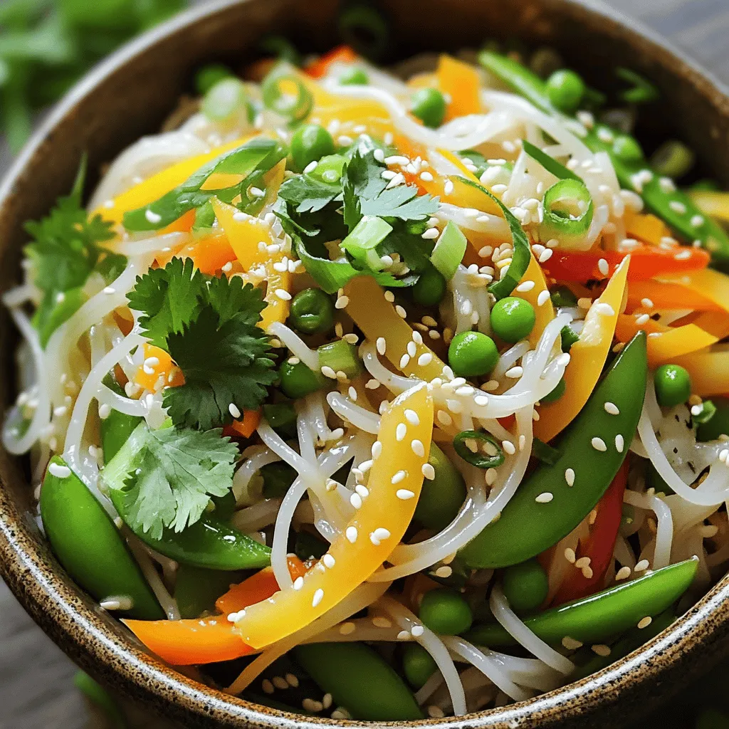 Sesame Ginger Noodle Salad Fresh and Flavorful Delight
