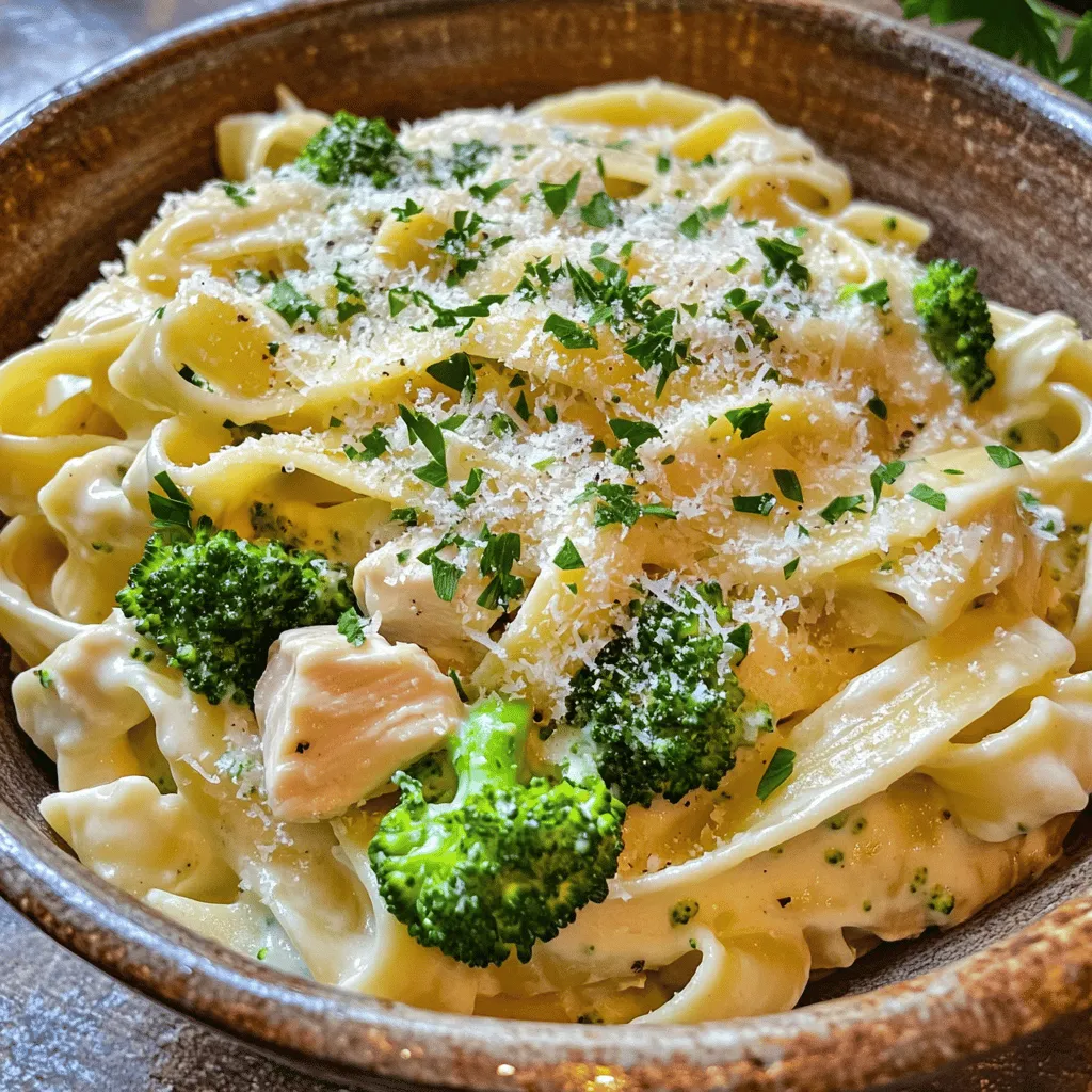 Chicken &#038; Broccoli Alfredo Fiesta: A Creamy Delight