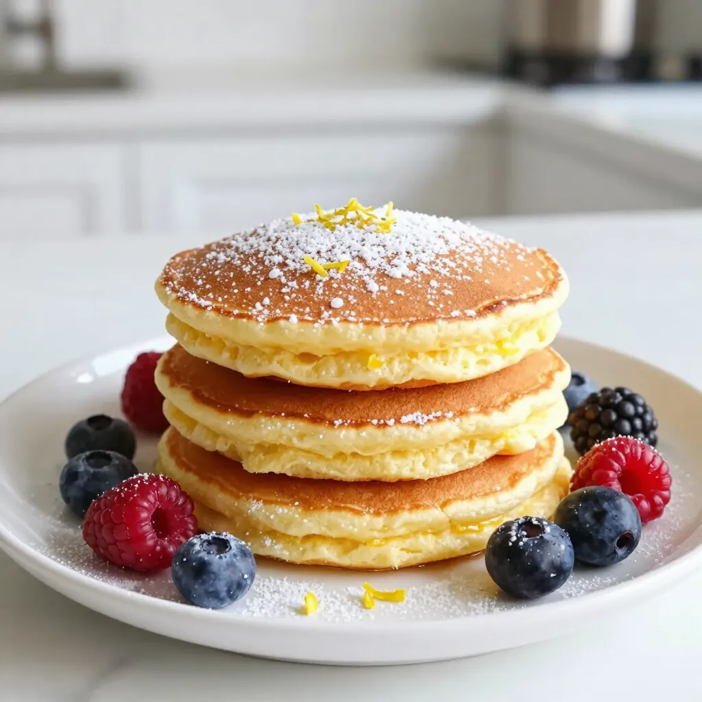 Lemon Ricotta Pancakes Fluffy and Flavorful Delight