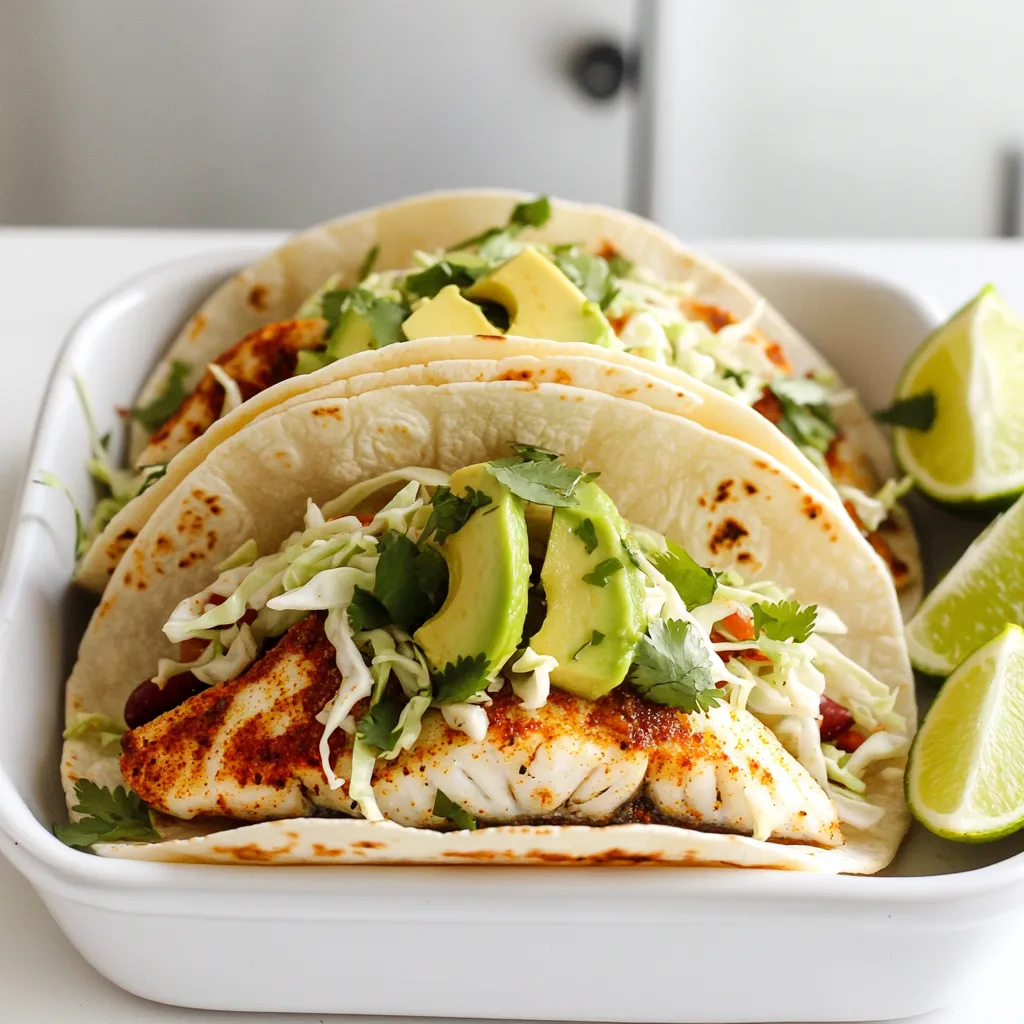 Minute Chili Lime Fish Tacos Quick and Flavorful Dish