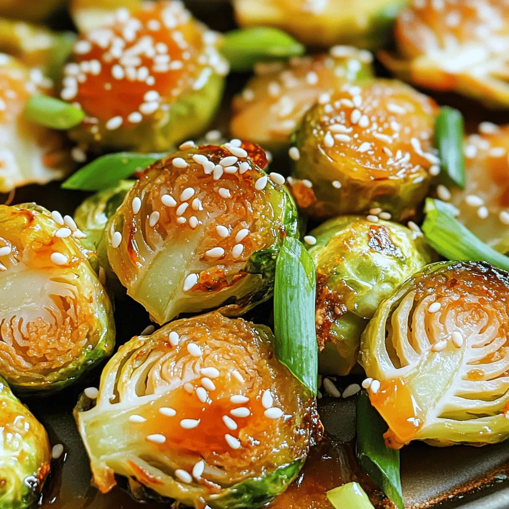 Honey Sriracha Brussels Sprouts Tasty Recipe Delight