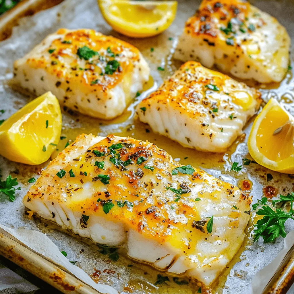 Garlic Butter Cod Delight: A Flavorful and Easy Recipe