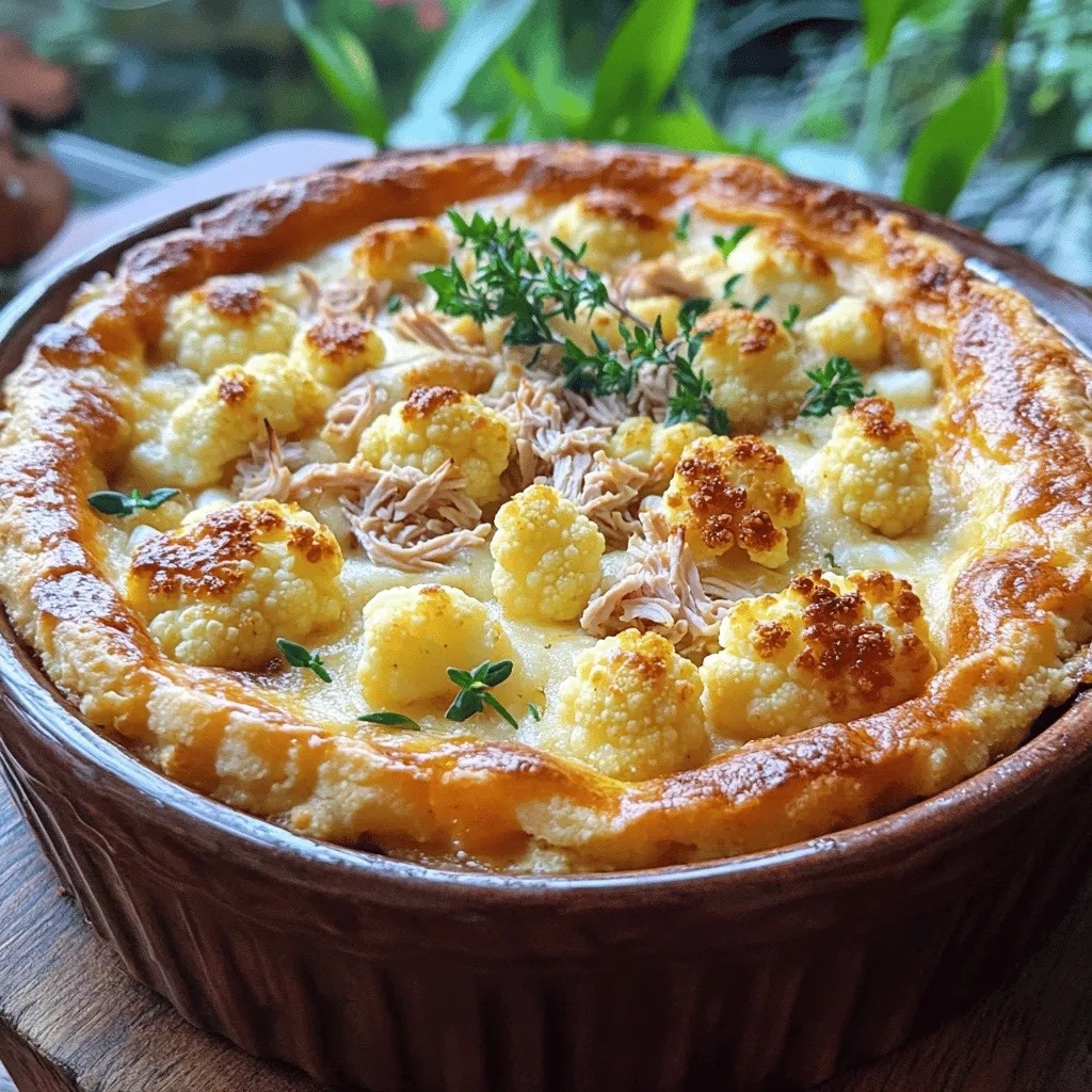 Clafoutis de Chou-Fleur et Dinde Tasty and Easy Meal