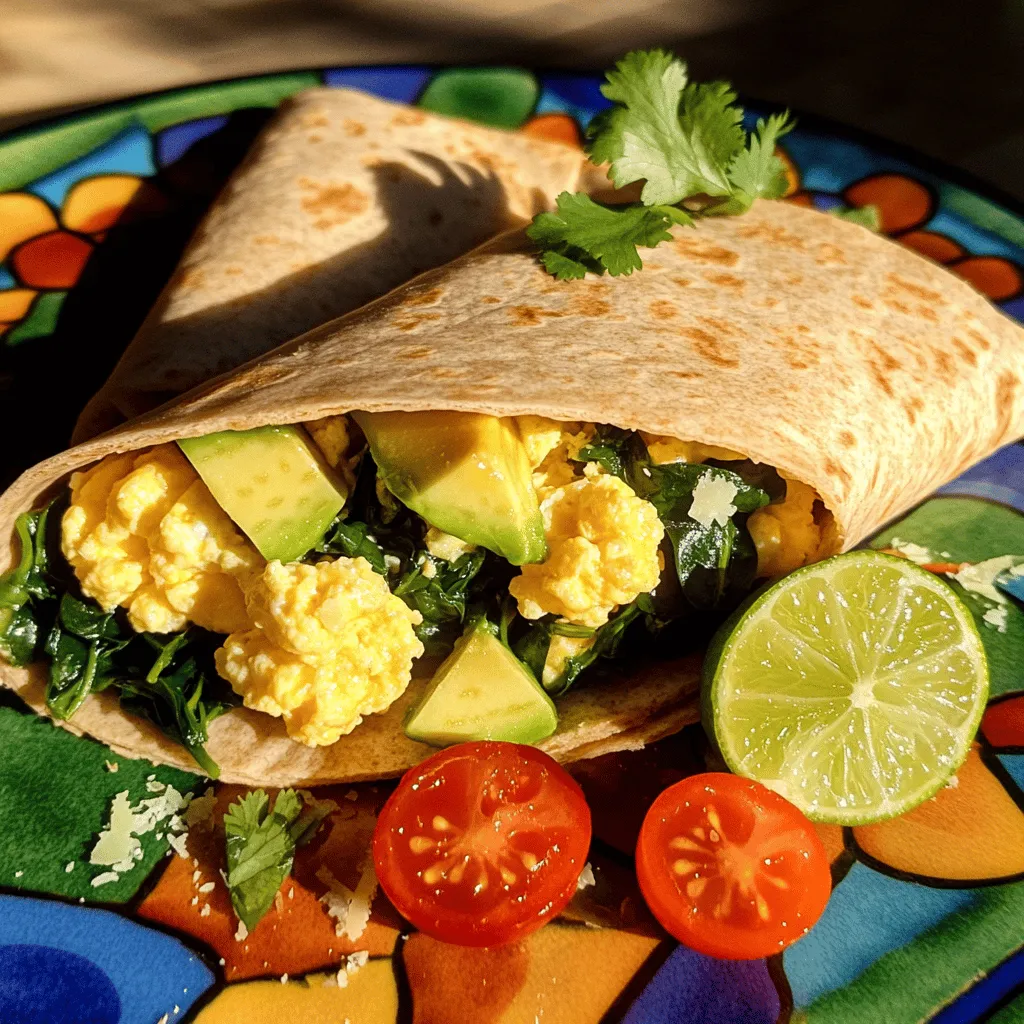 Healthy Breakfast Burrito Packed with Flavorful Nutrition