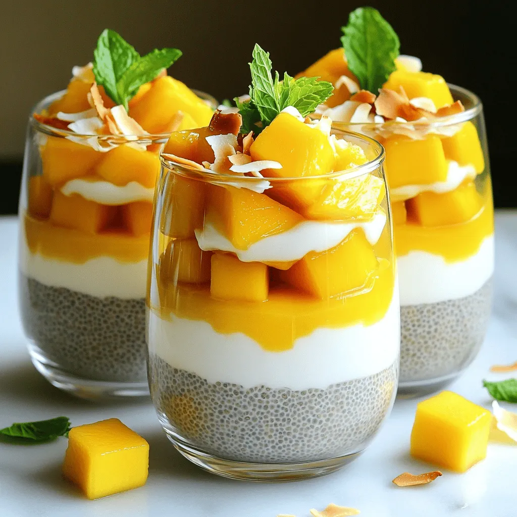 Mango Coconut Chia Pudding Healthy and Simple Recipe