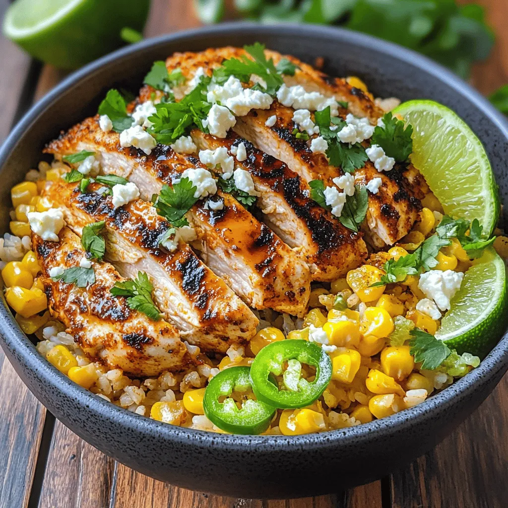 Street Corn Chicken Rice Bowl: A Flavorful Fusion of Comfort and Culture
