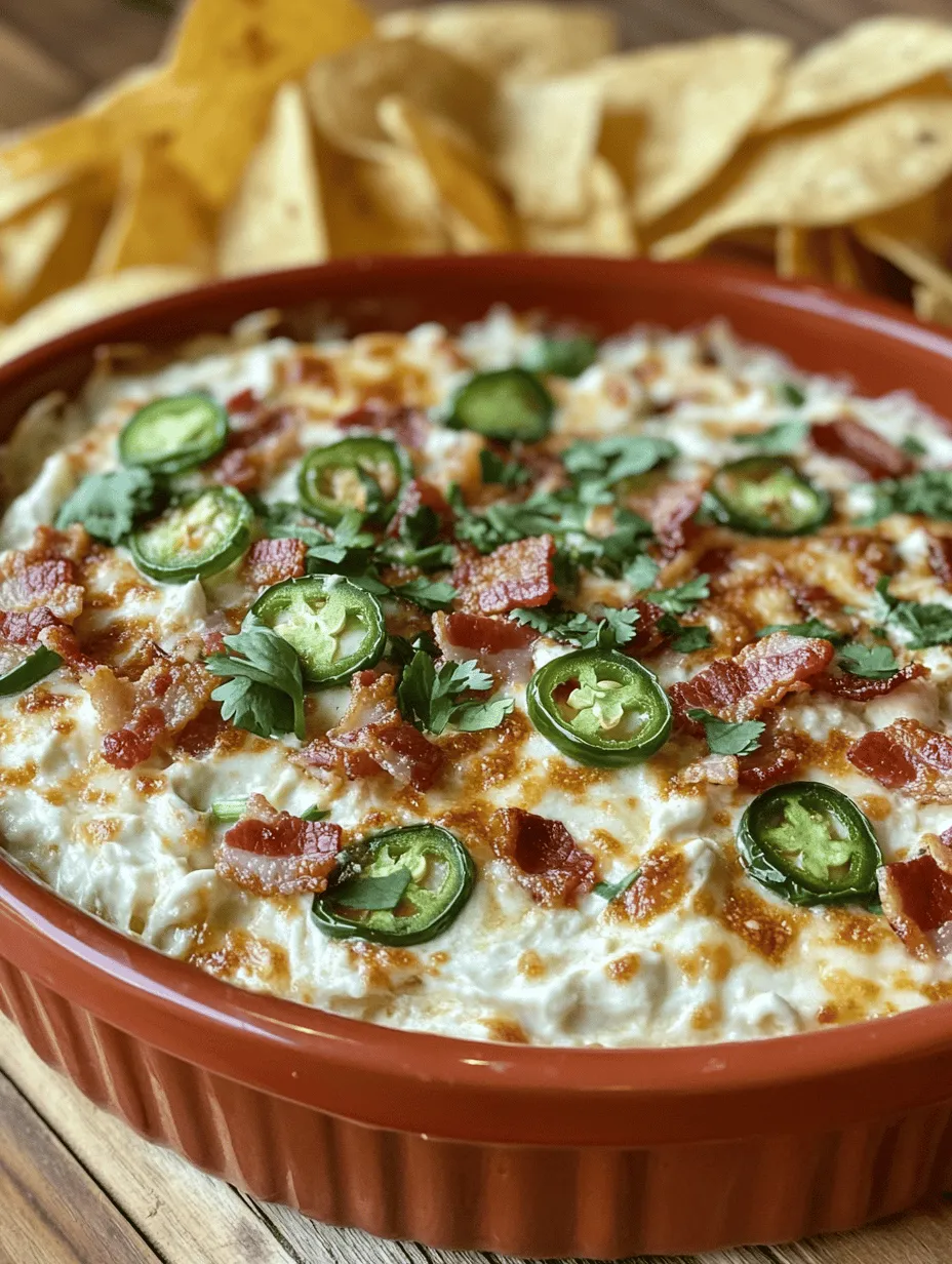 Spicy Creamy Jalapeño Popper Dip: A Flavorful Crowd-Pleaser