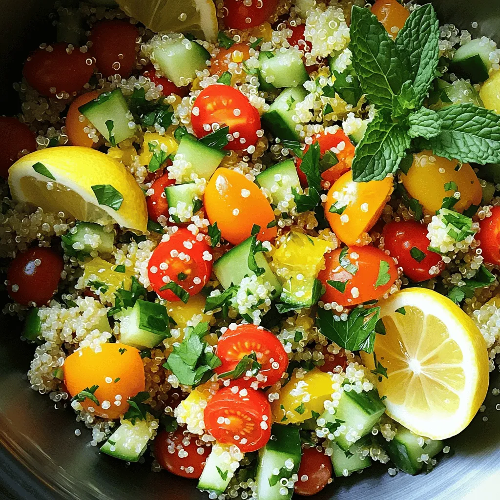 Lemon Herb Quinoa Salad Vibrant and Nutritious Dish