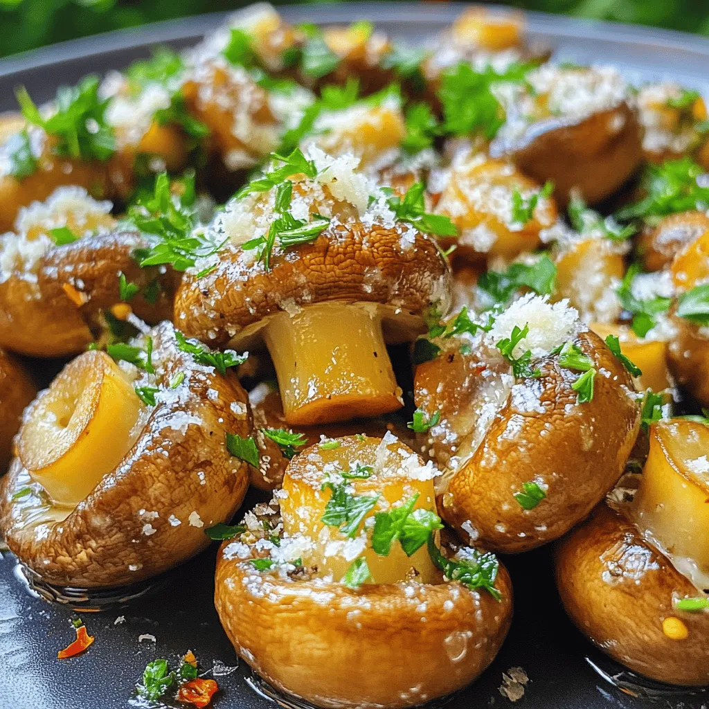 Garlic Parmesan Mushrooms: A Flavorful Delight