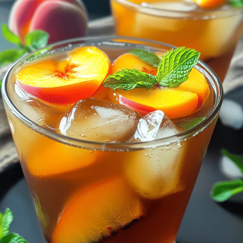 Southern Peach Tea: A Refreshing Sip of Southern Tradition