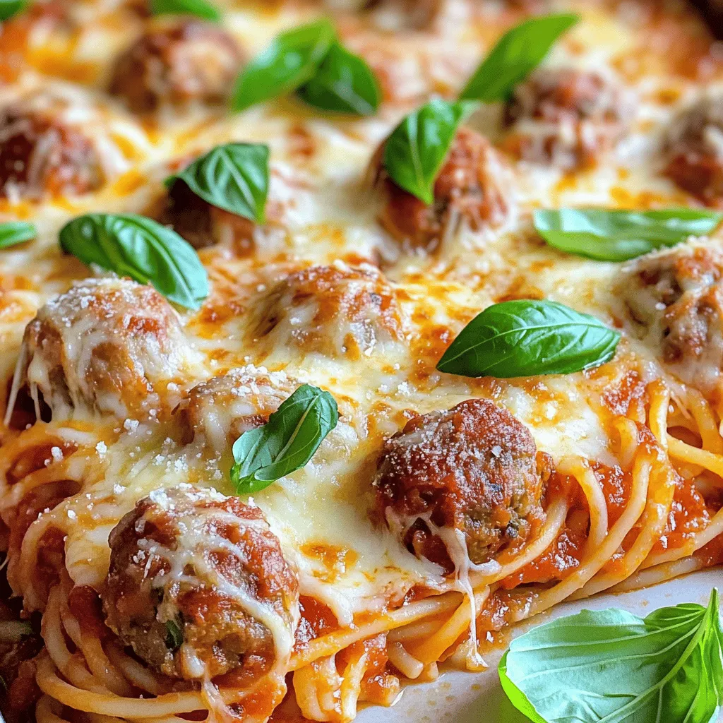 Baked Spaghetti and Meatballs Easy Family Recipe