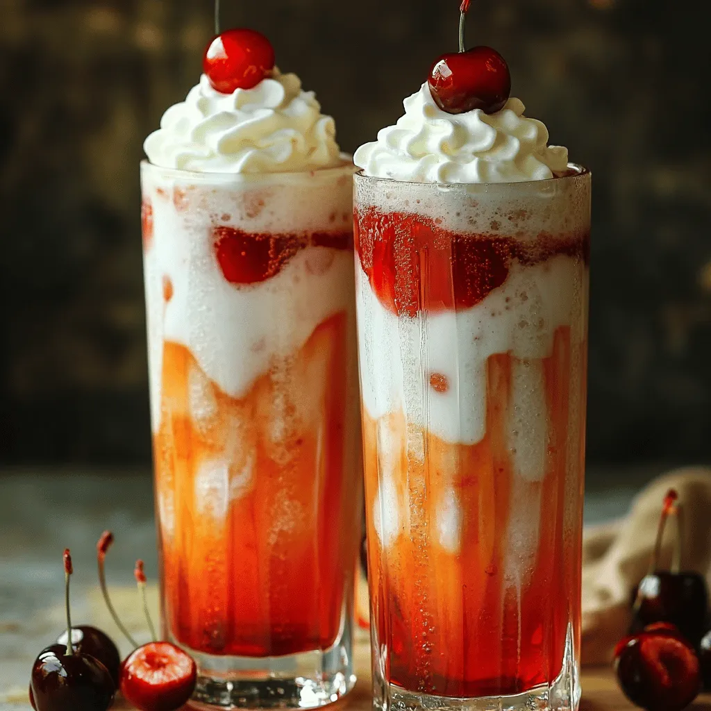 Cherry Italian cream sodas are a special type of fizzy drink. They mix cherry syrup with sparkling water and cream. This combination gives you a sweet and creamy treat. These drinks stand out from other sodas because of their rich texture and unique flavor.